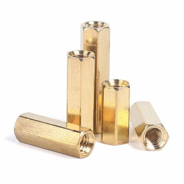 Colonne hexagonale en cuivre, goujon en cuivre à double passage, colonne en cuivre de châssis isolé, colonne en cuivre de la carte mère,colonne en cuivre M2-M4-M2 * 11 * 20 pièces