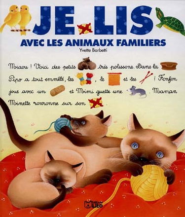 Je lis avec les animaux familiers