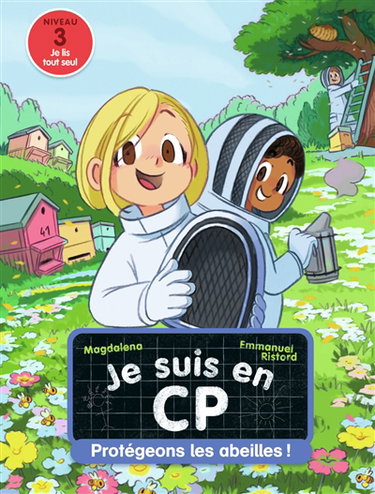 Couverture de Je suis en CP. Vol. 41. Protégeons les abeilles ! : niveau 3
