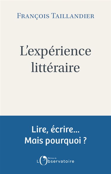 L'expérience littraire