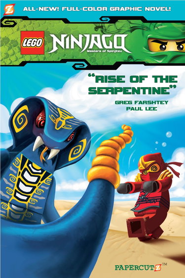 Couverture de Ninjago Graphic Novels 3: Rise of the Serpentine