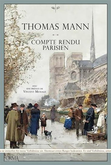 Couverture de Compte-rendu parisien par Thomas Mann