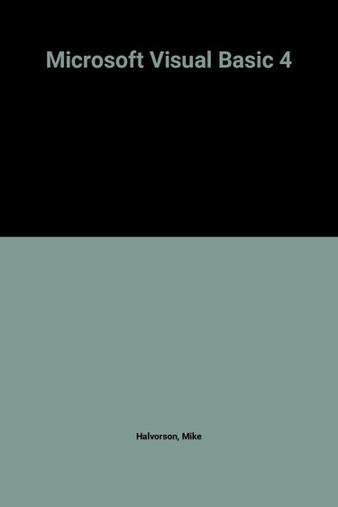 Microsoft Visual Basic 4 : Windows 3. X., Windows 95 et Windows NT