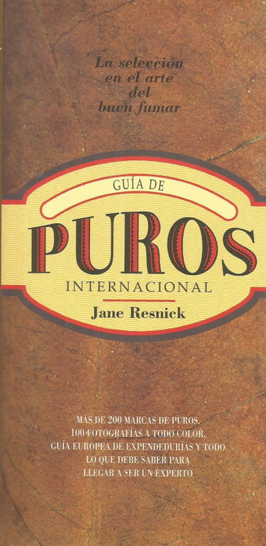Couverture de Guia de puros internacionales par Jane Resnick