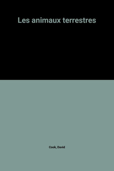 Des animaux terrestres