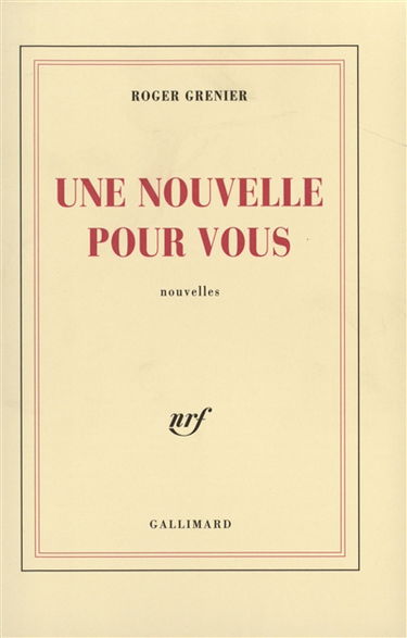 Une nouvelle pour vous