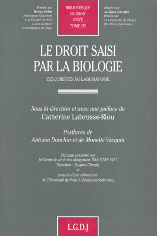 Le droit saisi par la biologie : des juristes au laboratoire