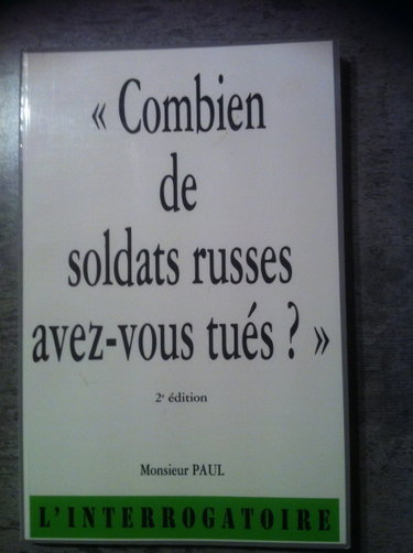 Couverture de Combien de soldats russes avez-vous tués ?