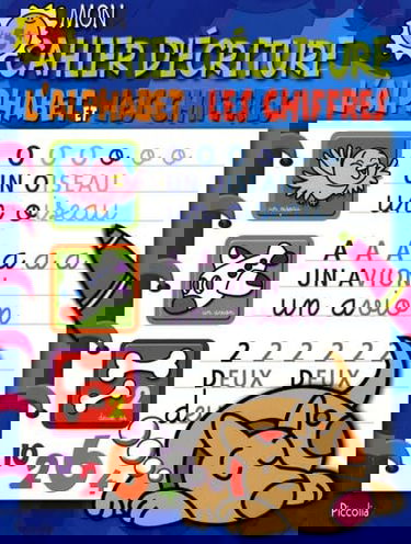 Mon cahier d'écriture : l'alphabet et les chiffres