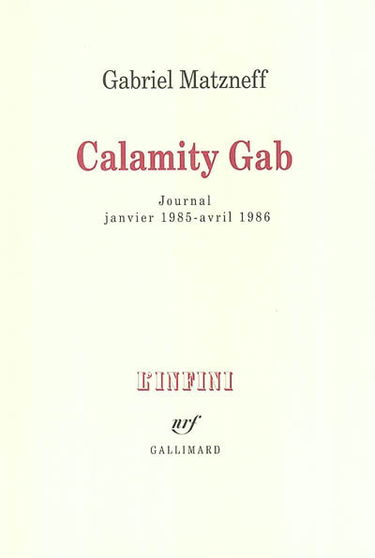 Calamity Gab : journal janvier 1985-avril 1986
