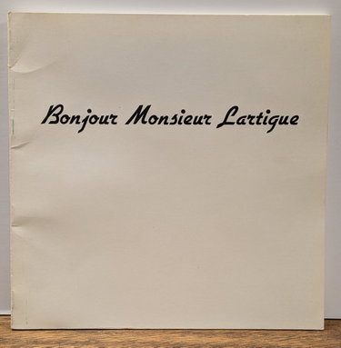 Couverture de Bonjour, Monsieur Lartigue : Paris, Grand Palais des Champs-Élysées, 1980