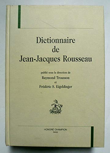 Dictionnaire Jean-Jacques Rousseau