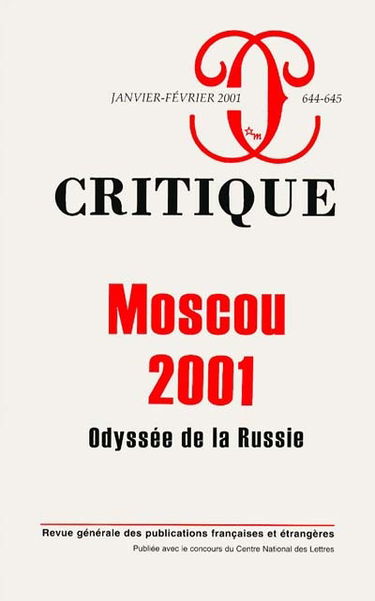Critique, n° 644. Moscou