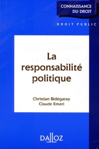La responsabilité politique