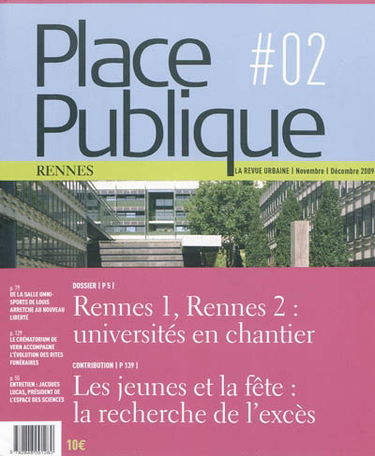 Place publique, Rennes, n° 2. Rennes 1, Rennes 2 : universités en chantier