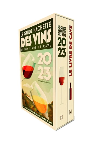 Couverture de Le guide Hachette des vins et son livre de cave : coffret premium 2023 par Collectif