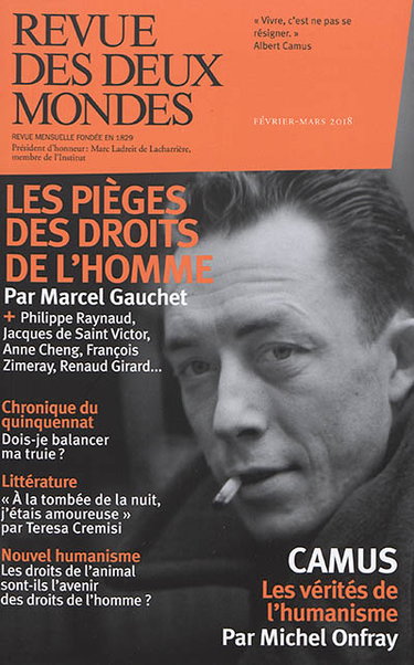 Couverture de Revue des deux mondes, n° 1 (2018). Les pièges des droits de l'homme par Collectif