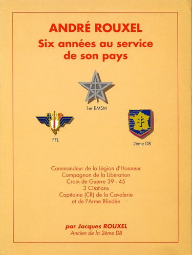 André Rouxel : Six années au service de son pays