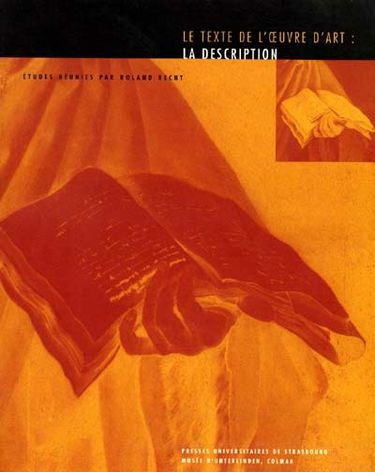 Le texte de l'oeuvre d'art : la description
