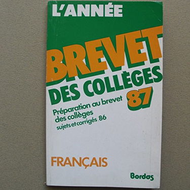 ANN.BREV.87 FRANCAIS (Ancienne Edition)