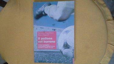 Couverture de Il pallone nel burrone. Come i maggiori imprenditori italiani hanno portato il calcio al crac
