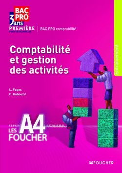 Comptabilité et gestion des activités, première professionnelle bac pro 3 ans : entraînement