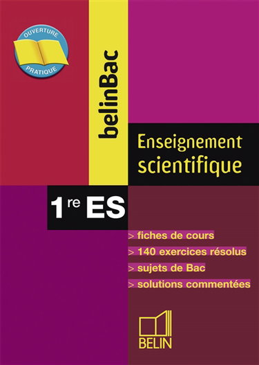 Enseignement scientifique 1re ES