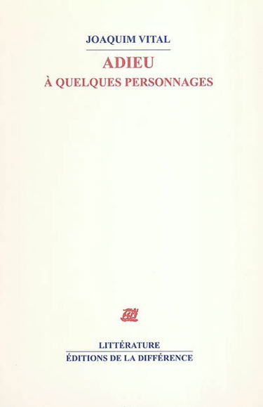 Adieu à quelques personnages