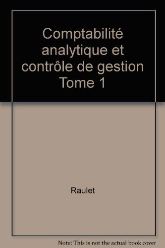 Comptabilité analytique et contrôle de gestion