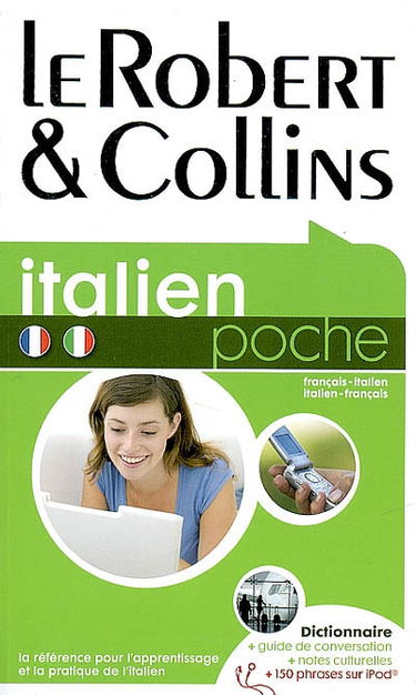 Le Robert & Collins poche italien : dictionnaire français-italien, italien-français