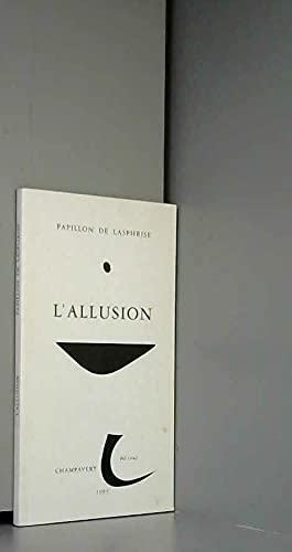 Couverture de L'allusion