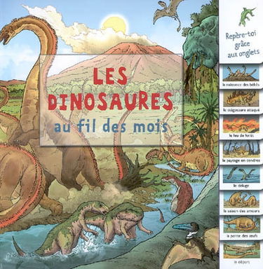 Les dinosaures au fil des mois