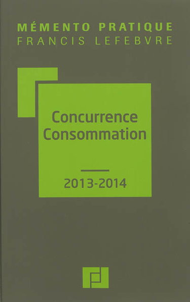 Concurrence consommation 2013-2014 : à jour au 1er octobre 2012