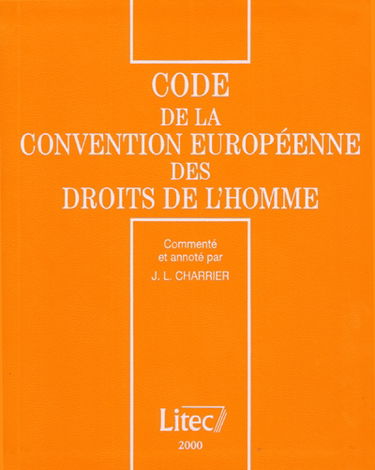 Code de la Convention européenne des droits de l'homme 2000