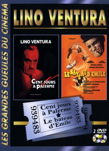 Couverture de Coffret Lino Ventura : Cent Jours à Palerme-Le Bateau d'Emile