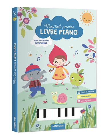 Couverture de Mon tout premier livre-piano : avec des touches lumineuses !