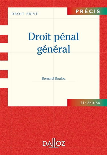 Droit pénal général