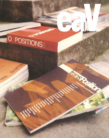 Couverture de EAV, Ecole d'architecture de Versailles, n° 10
