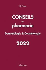Couverture de Conseils en pharmacie 2022 : dermatologie & cosmétologie