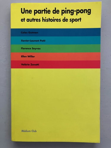 Couverture de une partie de ping pong et autres histoires de sport par Collectif