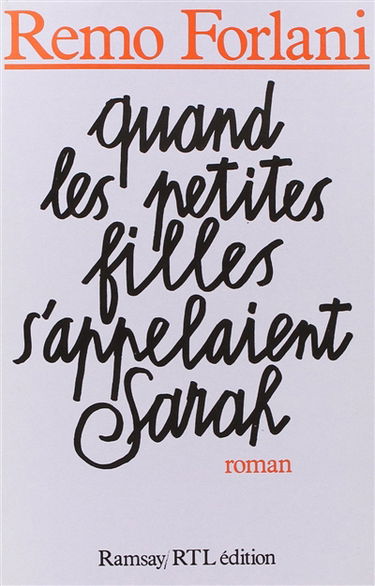 Quand les petites filles s'appelaient Sarah