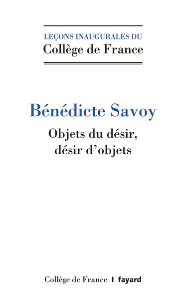 Objets du désir, désir d'objets