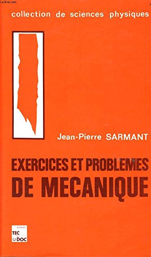 Exercices problemes de mécanique