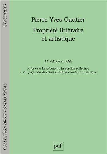 Propriété littéraire et artistique