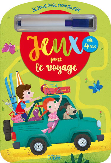 Couverture de Jeux pour le voyage : dès 4 ans
