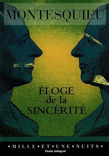 Eloge de la sincérité