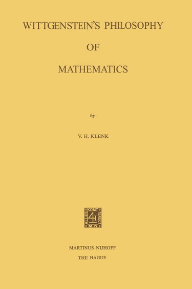 Couverture de Wittgenstein's Philosophy of Mathematics