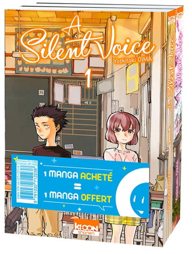 Couverture de A silent voice : pack offre découverte volumes 1 et 2