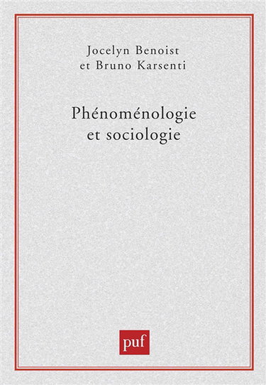 Phénoménologie et sociologie