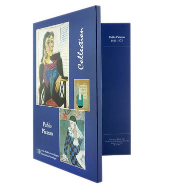 (pvc) - 9,50e - pochette 10 cartes pablo picasso: + 10 ENVELOPPES